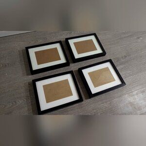 Four Black Frames (Size 8 x 10)